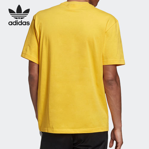 Adidas/阿迪达斯正品春季男子透气圆领时尚运动短袖T恤 GD5607 - 图2