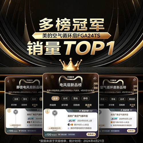 Мидиа -воздух циркулирующий вентилятор Хозяйство электрическое вентилятор Dafeng, широкий охват, встряхивает вентилятор головы, статическая платформа для вентилятора спальни звучит