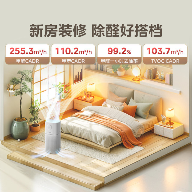 Midea Air Purifier to remove aldehydes and sterilize allergies