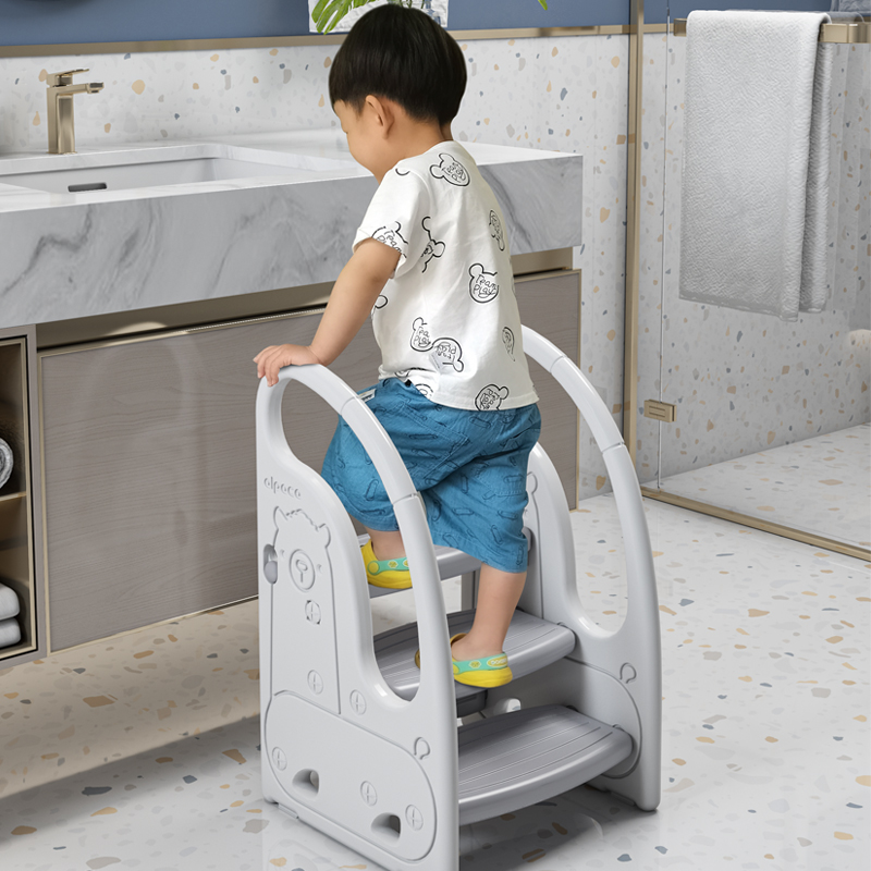 宝宝洗手梯子婴儿洗手台阶垫脚蹬儿童洗漱台脚踏凳卫生间踩凳楼梯,淘宝优惠券,粉丝福利购,淘宝优惠卷