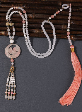 软璎珞琉璃圆珠链女琉璃