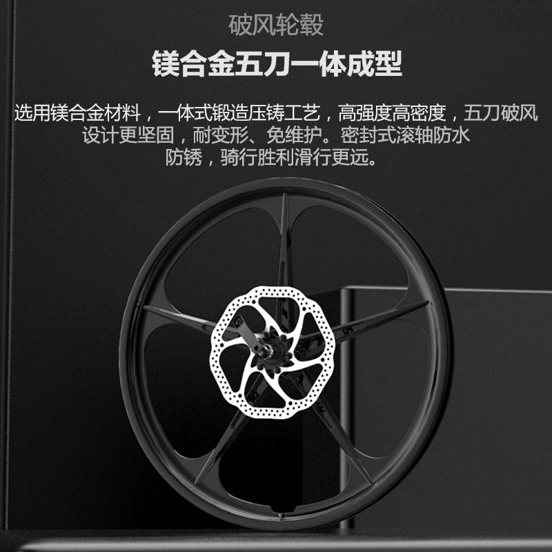 蓝克雷斯折叠车20寸超轻铝合金变速折叠自行车小型轻便男女式单车 - 图1