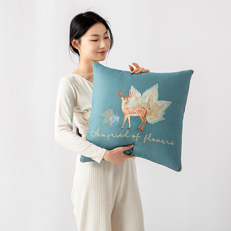 全棉抱枕被子两用高档车载午休毯空调被二合一多功能纯棉靠垫靠被,淘宝优惠券,粉丝福利购,淘宝优惠卷