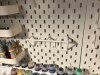 IKEA storage hole board accessories are easy to install