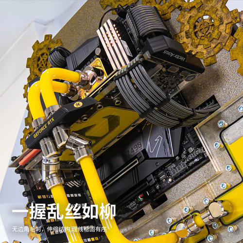 首席玩家FM1装机理线梳带ATX3电脑电源显卡24PIN压纹线PCIE5 - 图1