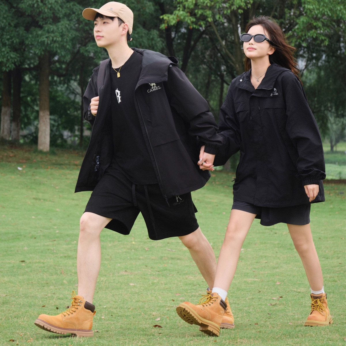 骆驼马丁靴女鞋2024夏季新款踢不烂大黄靴女机车户外登山工装靴子,淘宝优惠券,粉丝福利购,淘宝优惠卷