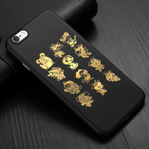 Металлический мобильный телефон, наклейка, оберег на день рождения, китайский гороскоп