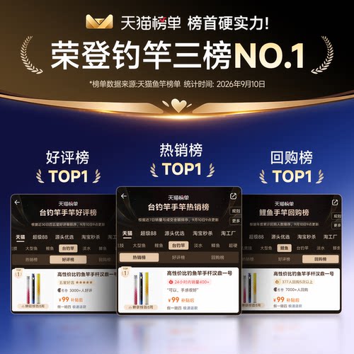 汉鼎一号七代鱼竿手竿钓鱼竿轻量大物鱼杆碳素鲫鱼竿台钓鲢鳙手杆 - 图0