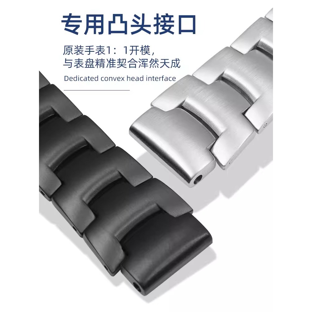 适配卡西欧PRW-2000T/2500/3500/5000/5100钢带PROTREK手表带 - 图2