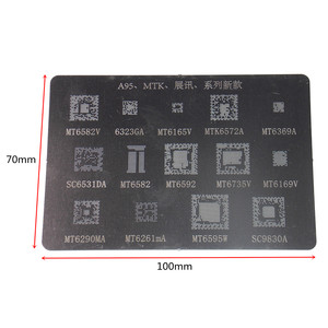 A95 MTK 展讯 系列芯片植锡钢网MT6582 MT6595W MT6165V植球网