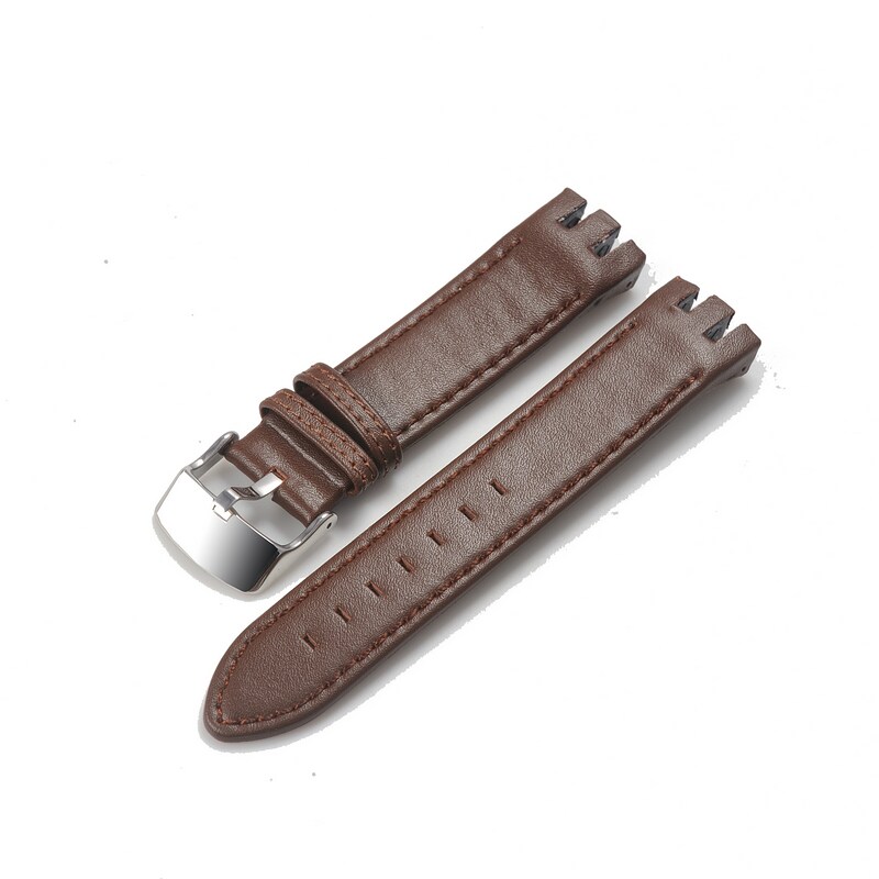 carty真皮适于swatch弧形20mm表带 carty配件