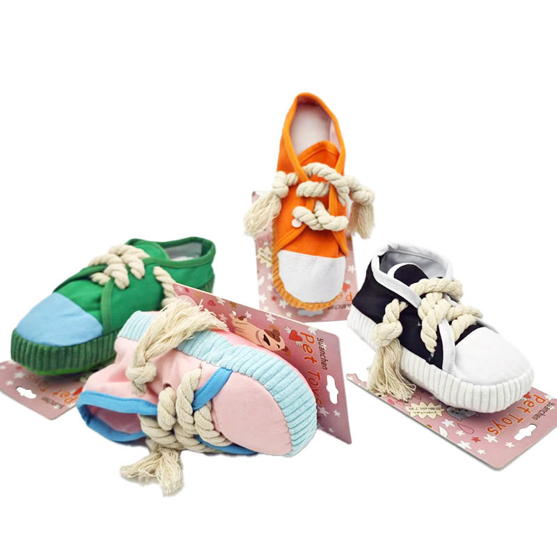 狗狗发声鞋子玩具磨牙绳结洁齿耐咬可爱解闷宠物玩具拖鞋卡通鞋子,淘宝优惠券,粉丝福利购,淘宝优惠卷