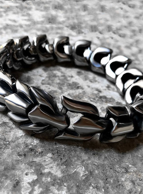 男士个性霸气龙骨时尚单身手链