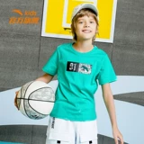 Летняя дышащая баскетбольная футболка для мальчиков, детская одежда, короткий рукав