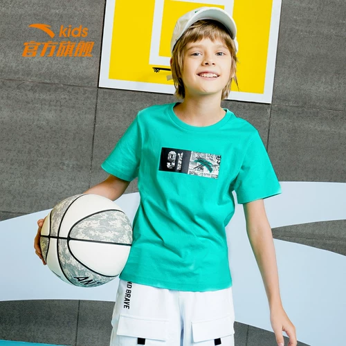 Летняя дышащая баскетбольная футболка для мальчиков, детская одежда, короткий рукав