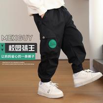 Mici Fruits Boy Thickened Pants Winter Plus Suede Pants Workwear Pants Children 2023 New Great Boy Autumn Winter childrens clothes