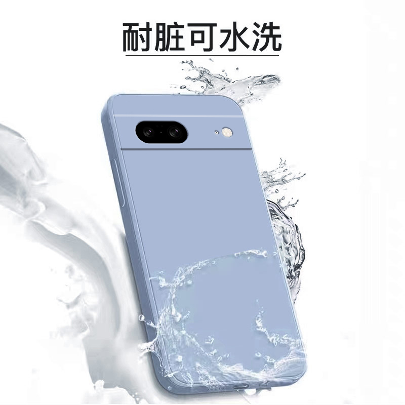 适用谷歌Pixel8手机壳googlepixel8pro保护套防摔pixel8a软壳全包google简约女piexl新款硅胶石墨黑男por外壳 - 图2