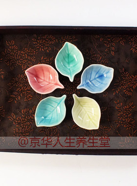 spa美容院专用长方形复古精油碟