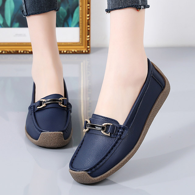 Maternity shoes, one-legged leather shoes with tendon soles