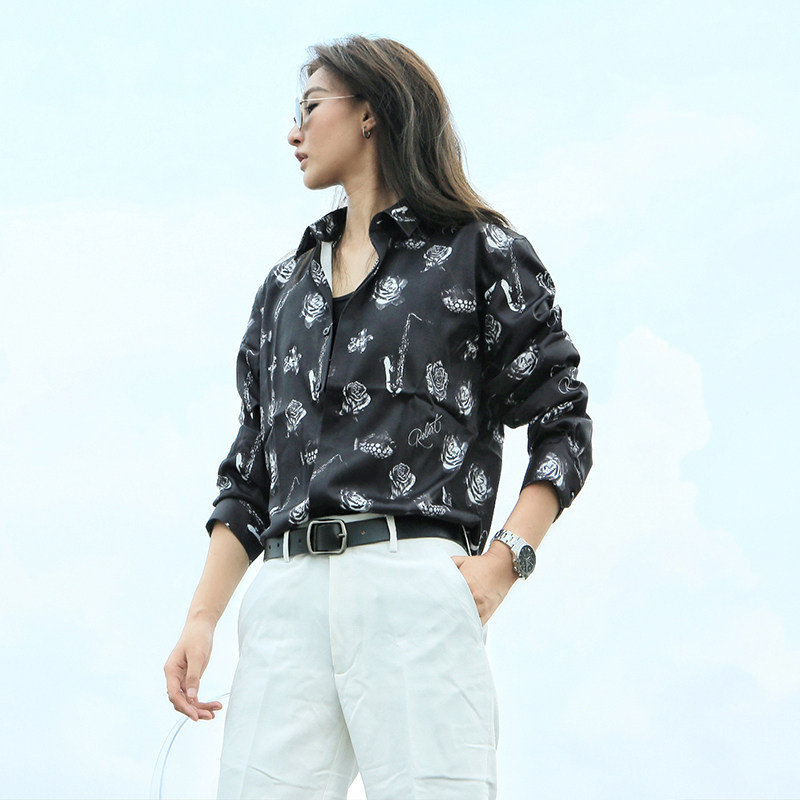 正正tutu港风欧美街头潮流雅痞衬衣 正正TUTU的衣橱衬衫