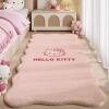 KT cat cute pink plush bedside blanket