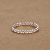 990 solid silver ring women's love index finger ring