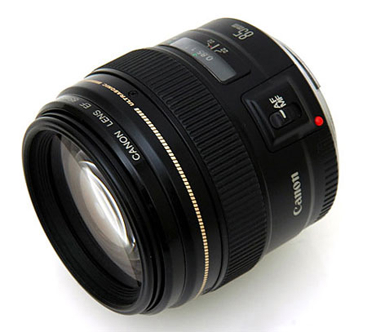 现货 佳能EF 85mm f/1.8 USM 镜头 85/1.8 人像虚化定焦 中远摄影 - 图2