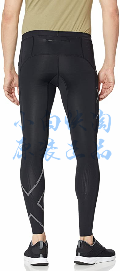 2XU MCS压缩裤袜运动健身长裤吸湿排汗跑步压缩紧身裤渐进式男-图1