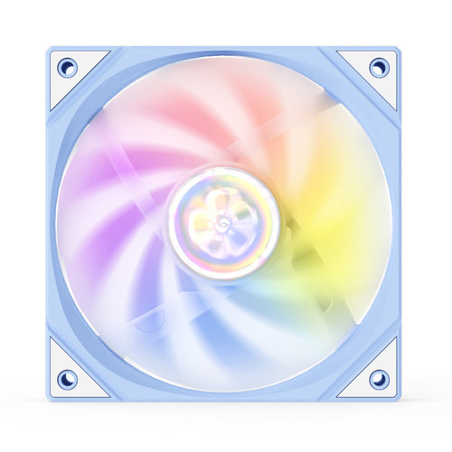 棱镜PLUS/8Pro机箱风扇12CM台式机电脑主机散热器无光白色ARGB - 图2