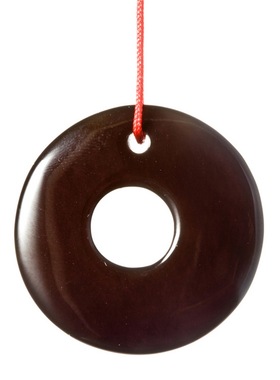 平安扣梦克拉黑曜石吊坠