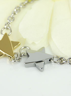 梦克拉钨金手链星星手链甜美百搭