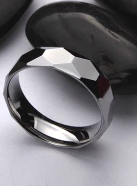 梦克拉 钨金戒指 峰恋