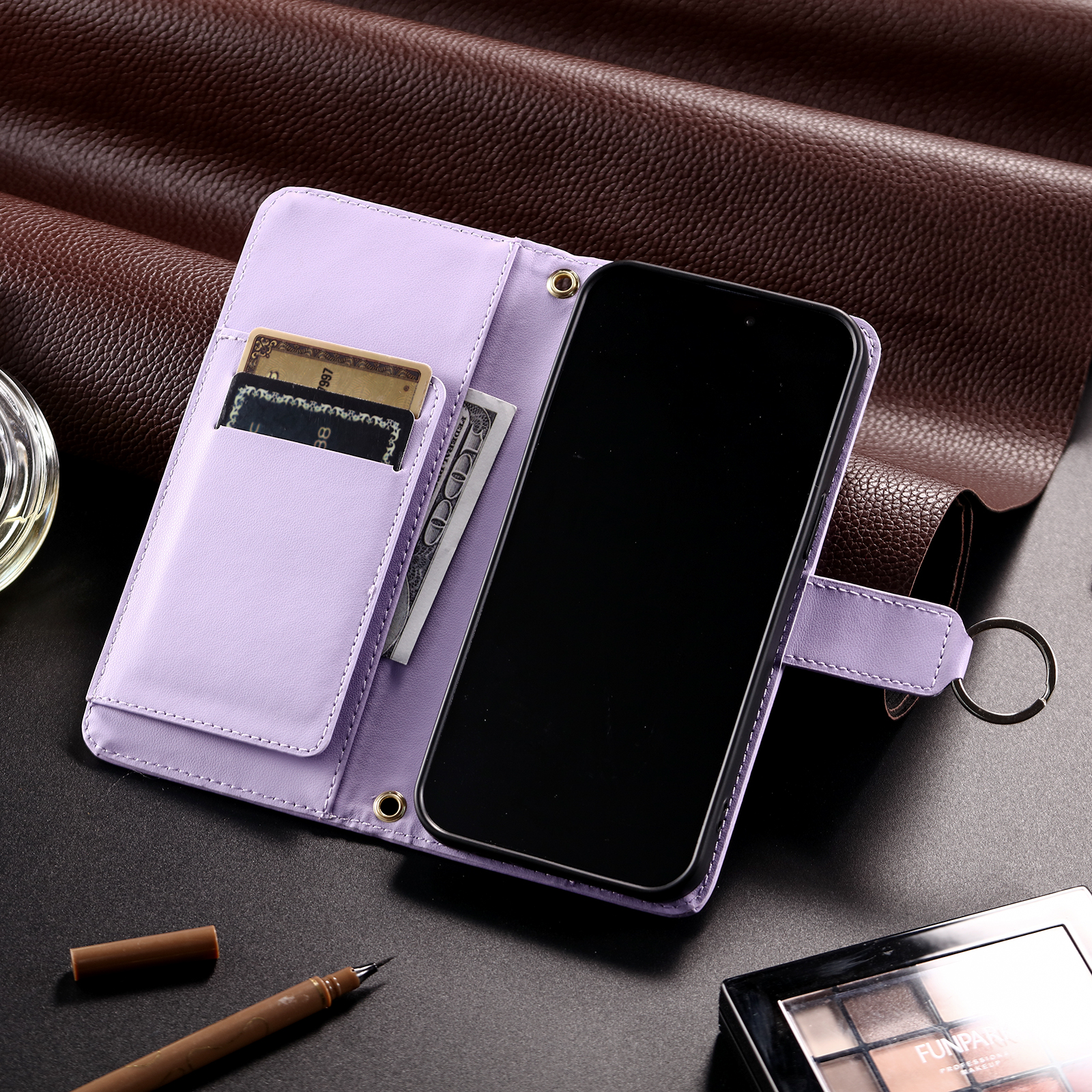 适用小米13T手机壳15C皮套redmi 12新款note14斜挎pocox7红米Turbo4全包11tpro防摔K70E保护套10翻盖女放卡x6 - 图1