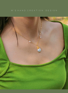 独特风异形小众设计巴洛克珍珠