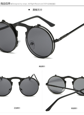 欧美蒸汽朋克男女圆形