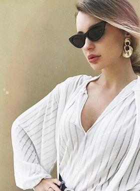 墨镜水原希子情侣前卫风太阳眼镜