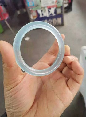 女石英岩玉叮当镯淡蓝油青色