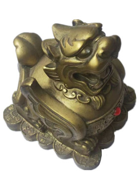 招财貔貅摆件仿铜树脂品相好