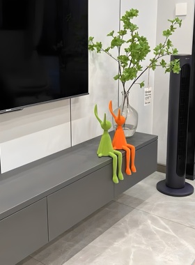 植绒轻奢感卡通创意现代简约礼物样板房客厅玄关电视柜家居装饰品