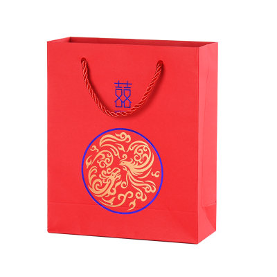 喜糖袋喜糖盒子礼盒装结婚礼糖空纸手提式伴手礼品袋回礼婚庆红色 虎窝淘
