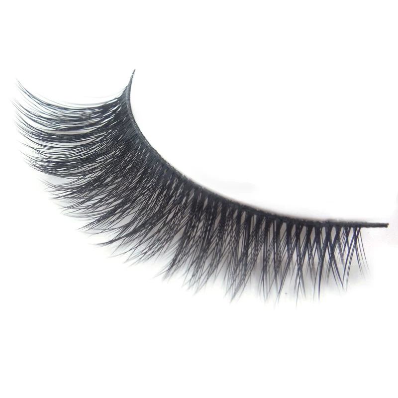 Lifelike dense false eyelashes for bride, 3D, for every day, 6 pair