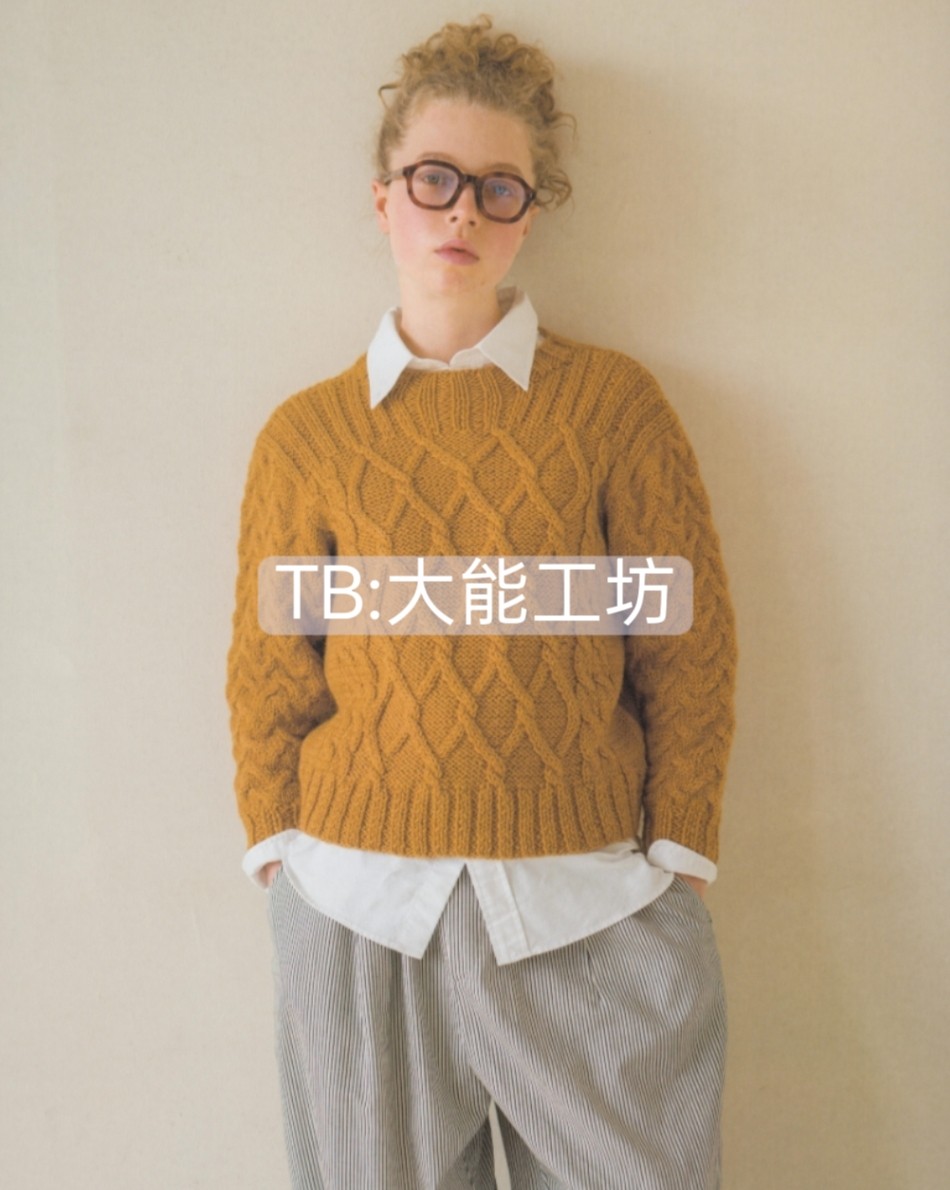 【日文】棒针编织 欧洲编织毛衣 2025秋冬套衫围巾手袋教程 429 - 图1