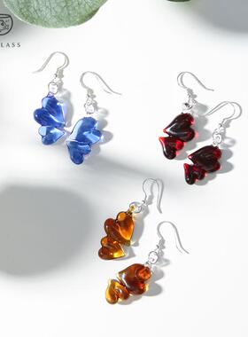 other甜美ins琉璃女纯银耳饰耳环