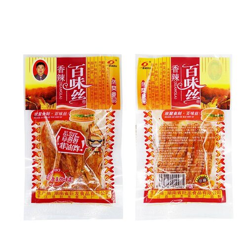 巨龙香辣百味丝辣条面筋辣片麻辣面筋休闲小吃8090后儿时怀旧零食 - 图3