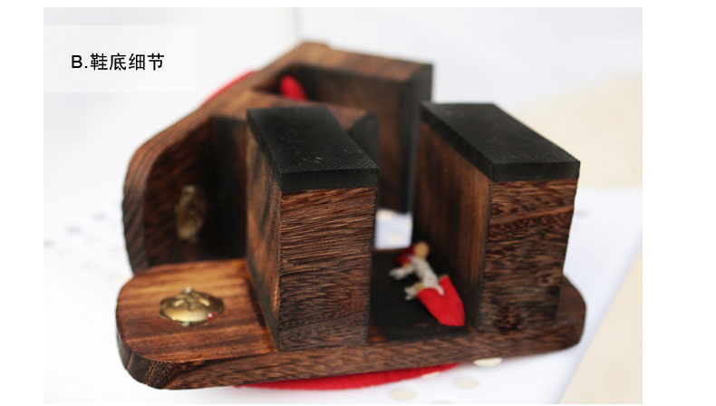 高跟日本女式女款cos桐烧二齿木屐拖鞋中国风日式木屐鞋女厚底 - 图2