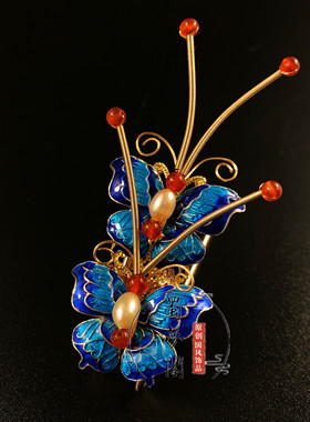 蜀梦阁原创仿故宫镶嵌唐宋发簪