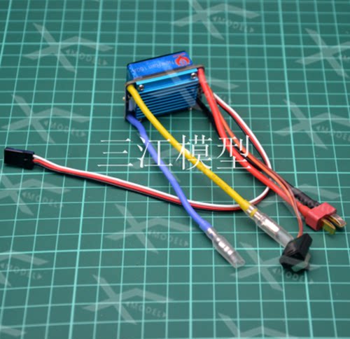 3S/160A防水双向 有刷 电调 遥控船配件 三江模型 遥控船模船用 - 图0