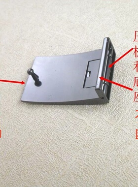 男士皮带头内穿平滑扣头不锈钢色