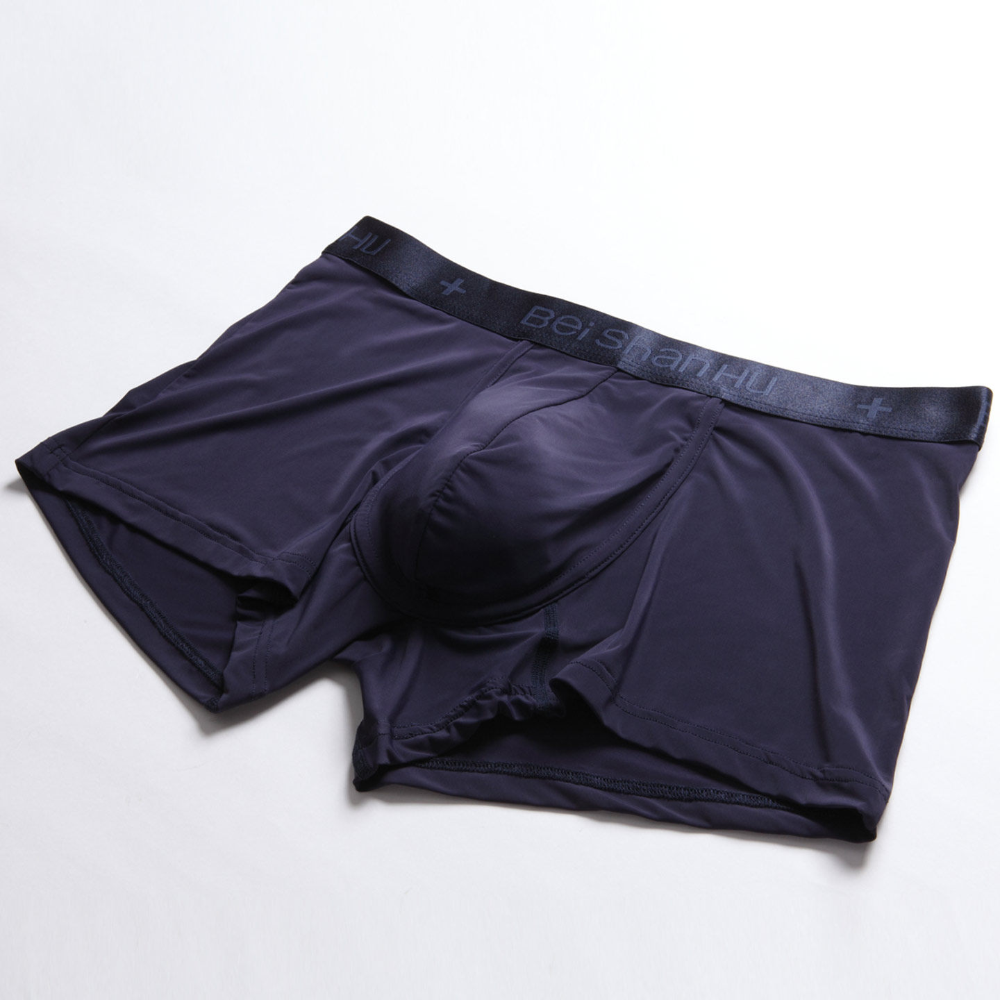 夏季2条冰丝男士内裤平角裤超薄透气U凸纯色丝滑运动舒适大码四角,淘宝优惠券,粉丝福利购,淘宝优惠卷