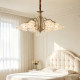 Muting all-copper French American living room crystal chandelier